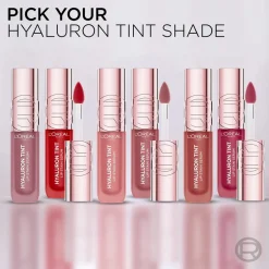 L'Oreal Paris Hyaluron Tint Lip Stain Serum,* Læber