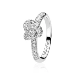 Discount Sif Jakobs Jewellery Imperia Piccolo Ring, , 56 Silver