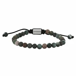 Son of Noa Indian Agate Armbånd, Stone/Steel