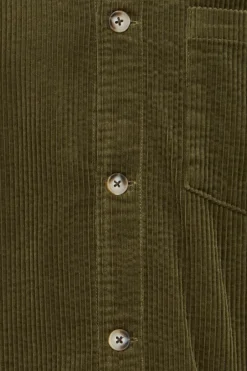 Outlet Solid Ingvi Overshirt, , L Ivy Green