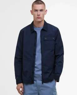 Best Barbour International Inline Overshirt, , L Sapphire Navy