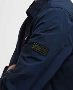 Best Barbour International Inline Overshirt, , L Sapphire Navy