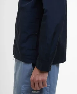 Best Barbour International Inline Overshirt, , L Sapphire Navy