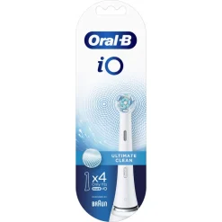 Clearance Oral-B iO Ultimate Clean 4-pak Tandbørstehoveder