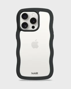 holdit Iphone 14 Pro Max Transparent Wavy Cover,*Dame Mobilcovers|Mobilcovers