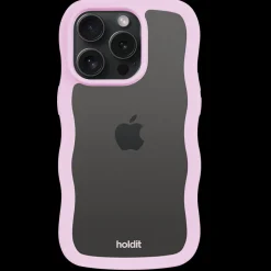 Sale holdit Iphone 15 Pro Max Transparent Wavy Cover, Lilac/Transparent