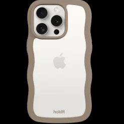 holdit Iphone 15 Pro Max Transparent Wavy Cover,*Dame Mobilcovers|Mobilcovers