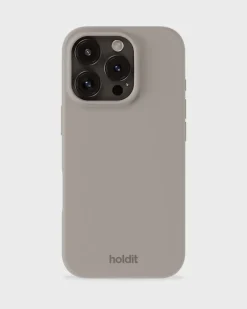 holdit Iphone 16 Pro Silikone Cover, Taupe