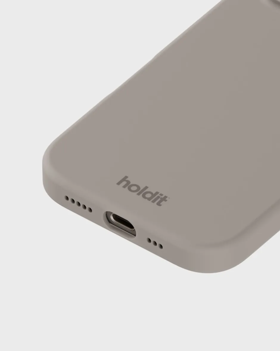 holdit Iphone 16 Pro Silikone Cover, Taupe