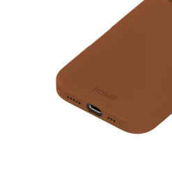 Outlet holdit Iphone 16 Pro Silikone Cover, Almond Brown
