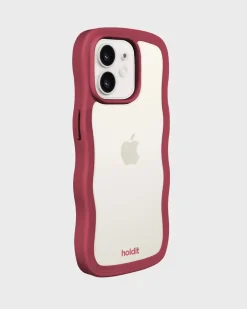 holdit Iphone 12/12 Pro Transparent Wavy Cover,*Dame Mobilcovers|Mobilcovers