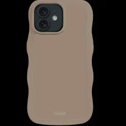 Best holdit Iphone 12/12 Pro Wavy Cover, Mocha Brown