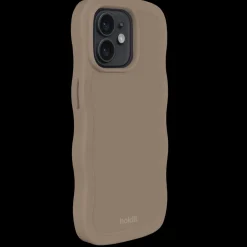 Best holdit Iphone 12/12 Pro Wavy Cover, Mocha Brown
