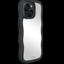 Discount holdit Iphone 15/14/13 Wavy Cover, Black/Mirror