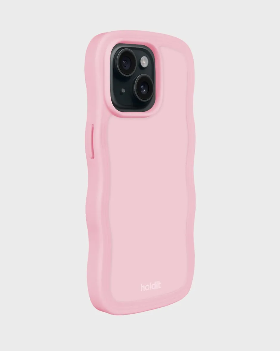 Online holdit Iphone 15/14/13 Wavy Cover, Pink