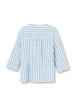 Discount Juna Irene Skjorte, , M/L Blå/Hvid