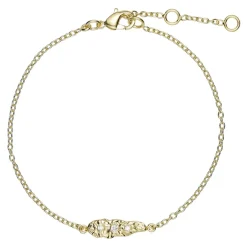 Hot Pure By Nat Iris Armbånd, , 17 cm Gold Plated