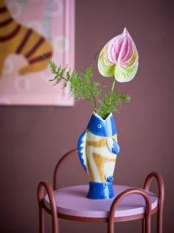 Hot Bloomingville Irving Vase, Blue