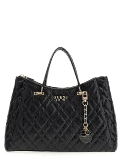 Clearance Guess Isemay Girlfriend Håndtaske, Black