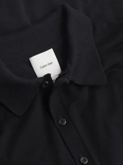 Calvin Klein Italian Merino Silk Polostrik, , M* Strik