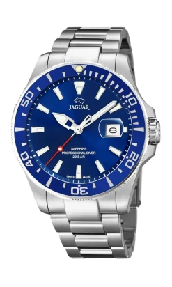 Jaguar J860 Herreur, Stål/Blå, 43 mm* Ure