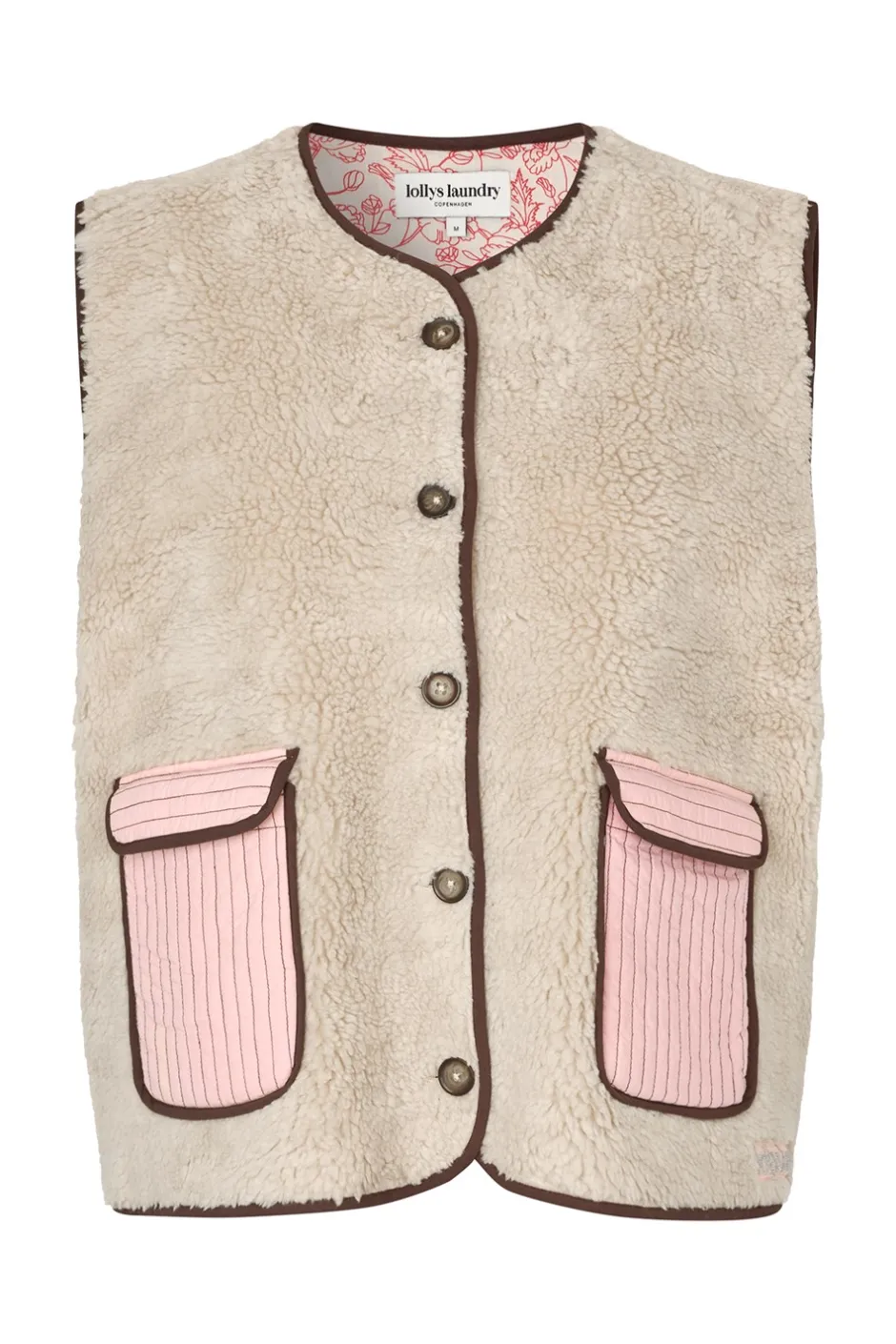 Hot Lollys Laundry JaceLL Love Vest, , M Beige