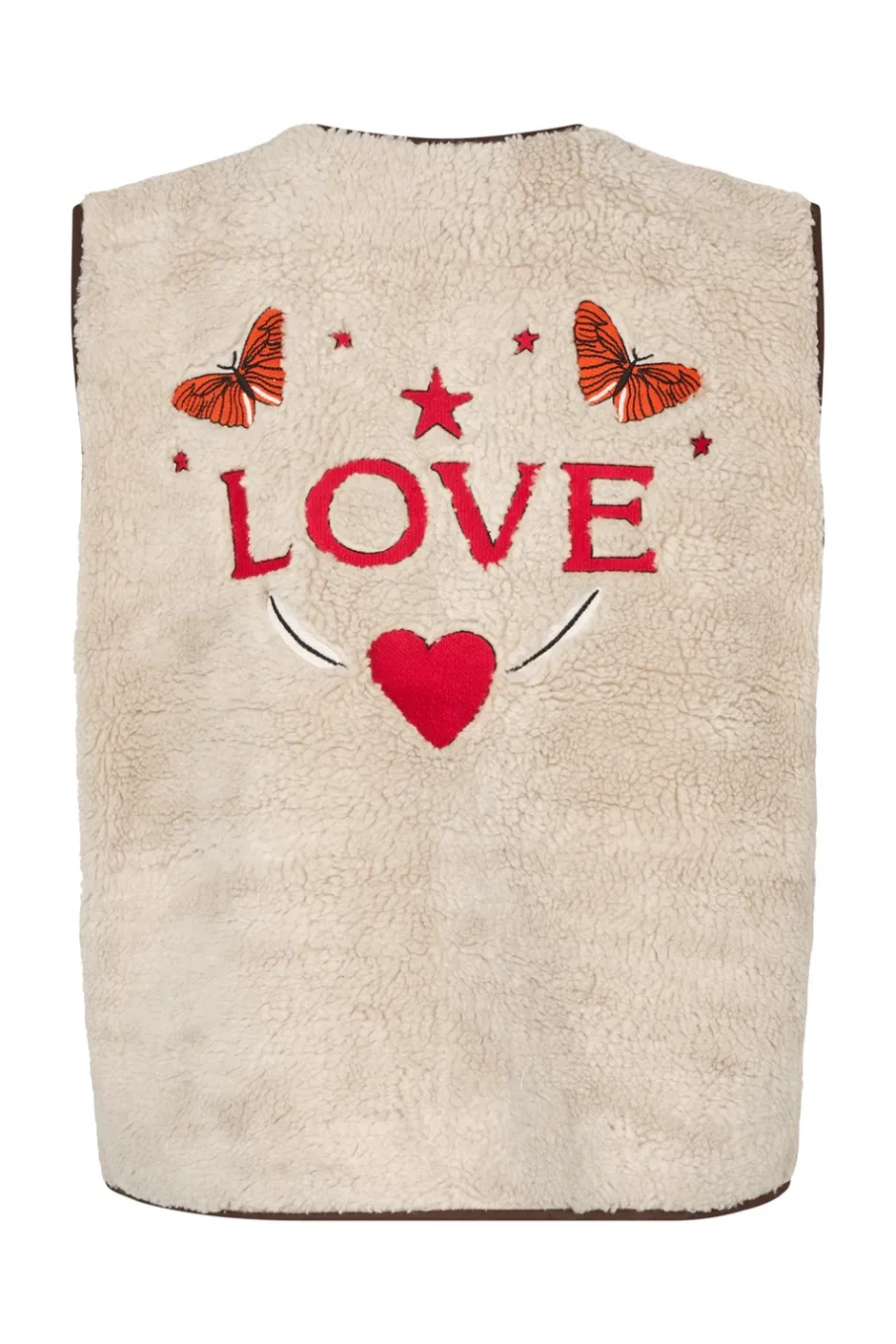 Hot Lollys Laundry JaceLL Love Vest, , M Beige