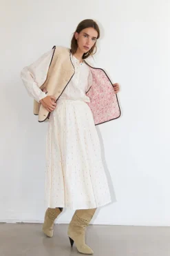 Hot Lollys Laundry JaceLL Love Vest, , M Beige