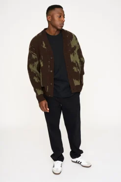 Outlet Resteröds Jack Cardigan, , XXL Brown
