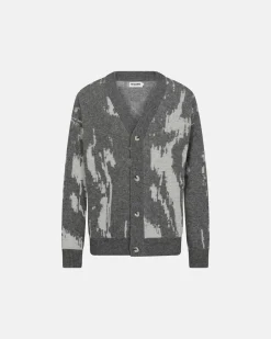 Best Resteröds Jack Cardigan, , L Light Grey Melange