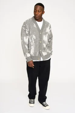 Best Resteröds Jack Cardigan, , L Light Grey Melange