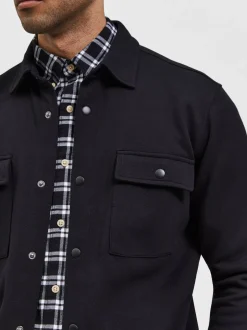 New Selected Homme Jackie Overshirt, , XL Black