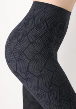 Oroblu Jacquard Design 60 Strømpebukser, , S/M*Dame Strømper
