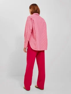Clearance JJXX Jamie Skjorte, , L Cerise Stripe