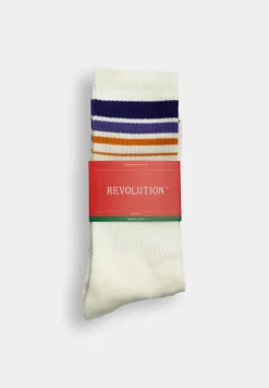 Revolution Jaquard Crew Strømper, , One size* Strømper