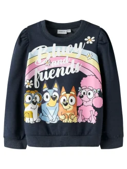 Outlet Name It Jenney Bluey Sweatshirt, , 98 cm Navy Blazer
