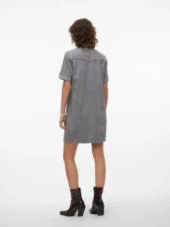 Vero Moda Jennie Denimkjole, , XS*Dame Kjoler