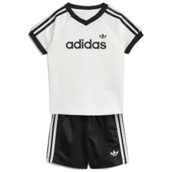 Adidas Jersey Sæt, , 104 cm White/Black