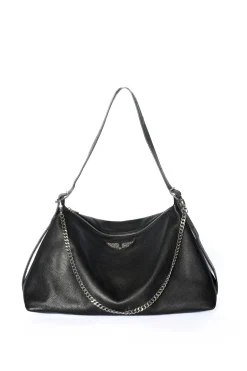 Hot Zadig & Voltaire Jim Skuldertaske, Black