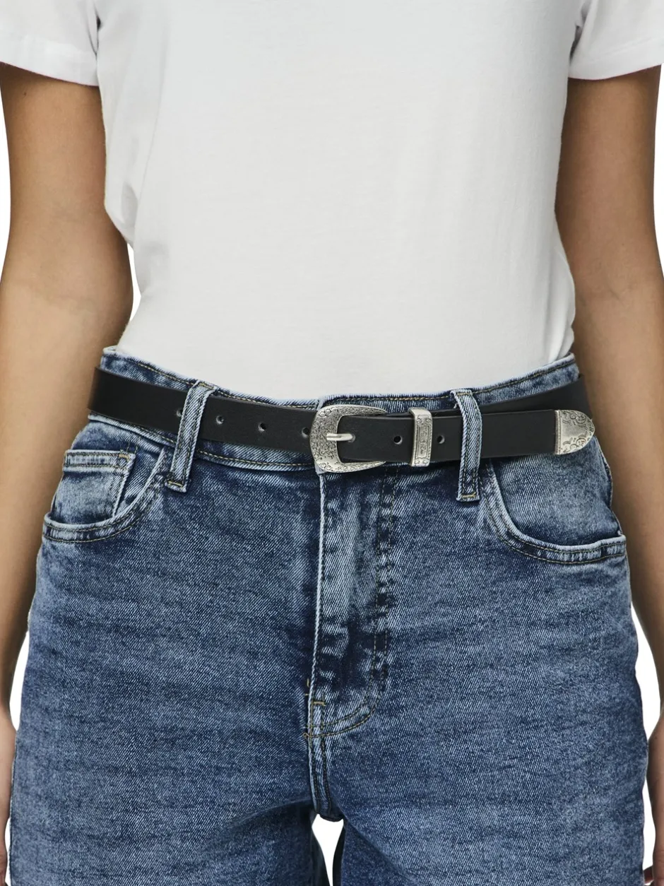 Pieces Jiona Western Bælte, , 95 cm*Dame Bælter