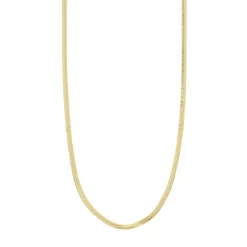 Pilgrim Joanna Flat Snake Chain Halskæde, , 40 cm*Dame Halskæder