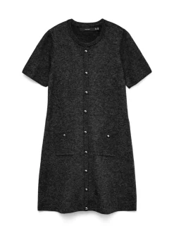 Hot Vero Moda Johanna Strikkjole, , M Black