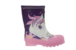 New Viking Jolly Print Gummistøvler, , 33 Purple/Multi