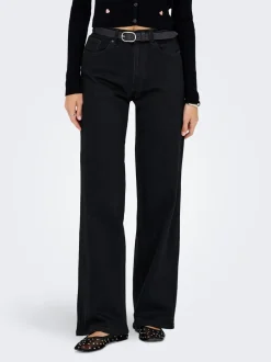 Sale ONLY Juicy Højtaljede Jeans, , W29/L32 Black Denim