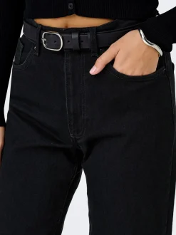 Sale ONLY Juicy Højtaljede Jeans, , W29/L32 Black Denim