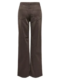 ONLY Juicy Højtaljede Jeans, , W29/L32 Dark Brown Denim