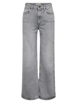 Best ONLY Juicy Højtaljede Jeans, , W31/L32 Medium Grey Denim