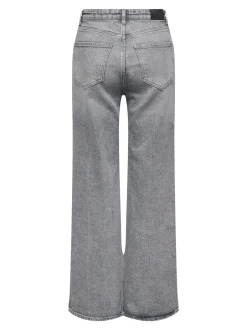 Best ONLY Juicy Højtaljede Jeans, , W31/L32 Medium Grey Denim