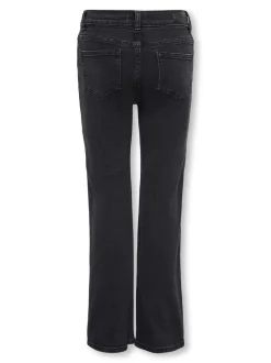New KIDS ONLY Juicy Rhinestone Wide Leg Jeans, , 152 cm Washed Black Rhinestones
