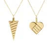 Sale Georg Jensen Jul 2025 2-pak Hjerte & Kræmmerhus Juleornament